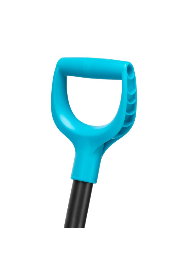 Лопата для уборки снега, поликарбонат, 475х400х1385мм, алюминиевый черенок, ПВХ оплетка, LUXE Palisad