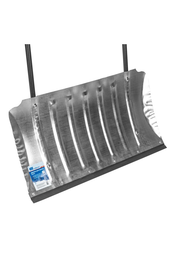 Движок для уборки снега оцинкованный, 735x385x1120 мм, стальная рукоятка, Сибртех