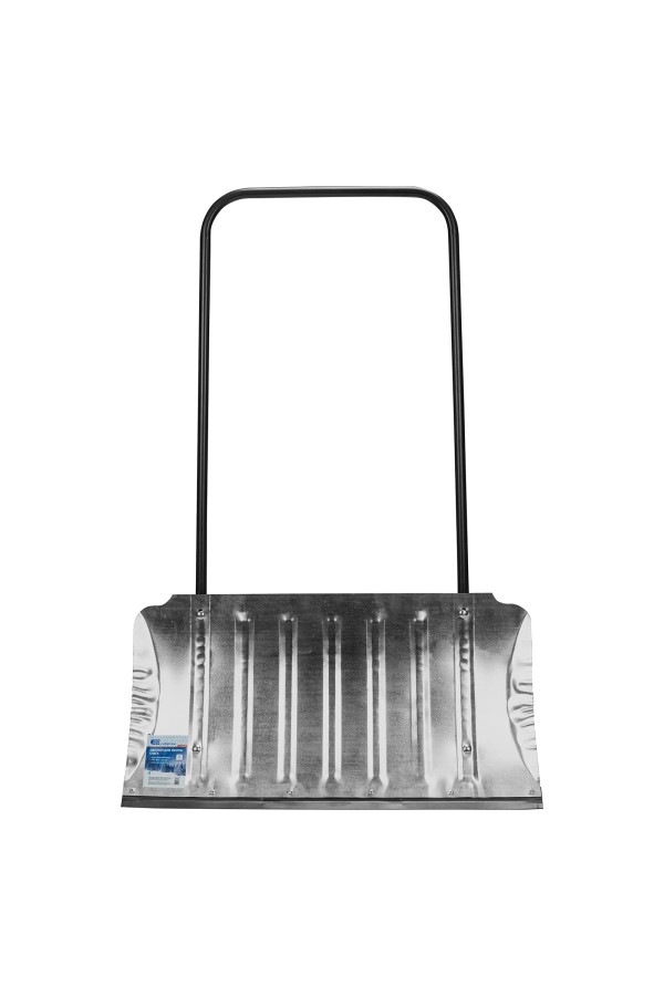 Движок для уборки снега оцинкованный, 735x385x1120 мм, стальная рукоятка, Сибртех