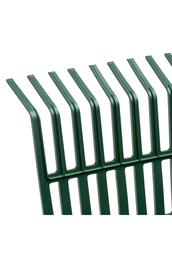 Грабли веерные пластиковые, 420 мм, 22 плоских зуба, без черенка, Сибртех