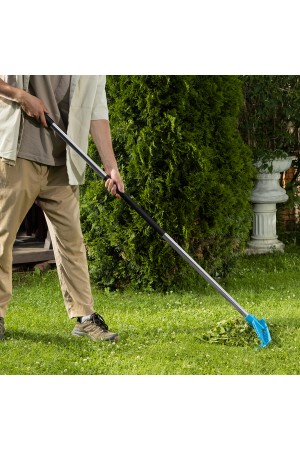 Грабли пластиковые, 565 мм, 18 прямых зубьев, усиленные, Luxe, Palisad