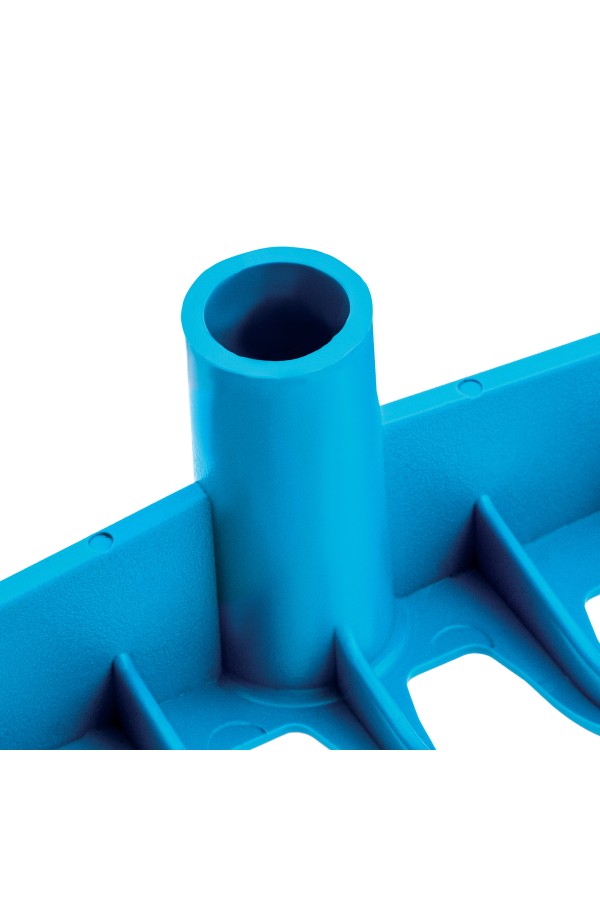 Грабли пластиковые, 430 мм, 13 прямых зубьев, усиленные, без черенка, Luxe, Palisad