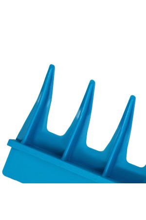 Грабли пластиковые, 430 мм, 13 прямых зубьев, усиленные, металлический черенок, Luxe, Palisad