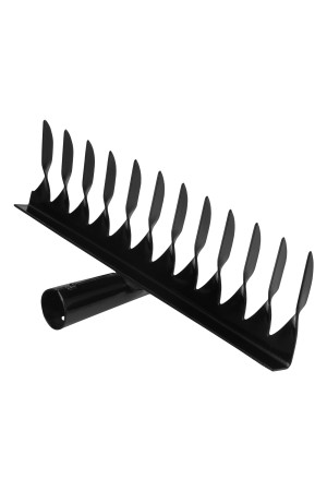 Грабли стальные, 300 мм, 12 витых зубьев, без черенка, Россия, Сибртех