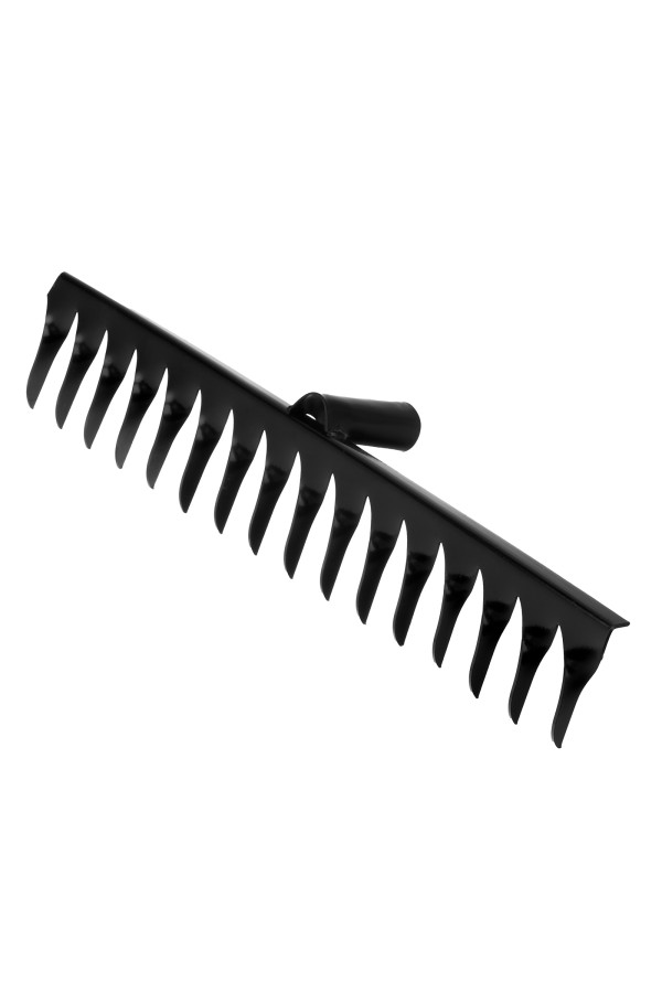 Грабли стальные, 420 мм, 16 витых зубьев, без черенка, Сибртех