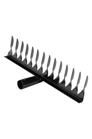 Грабли стальные, 350 мм, 14 витых зубьев, без черенка, Россия, Сибртех