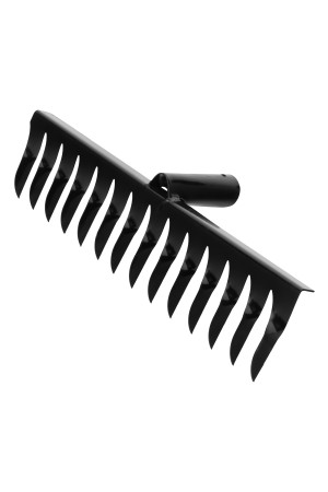 Грабли стальные, 350 мм, 14 витых зубьев, без черенка, Россия, Сибртех