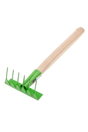 Грабли витые 6 - зубые, 120 х 390 мм, стальные, деревянная рукоятка, Агроном, Россия, Сибртех