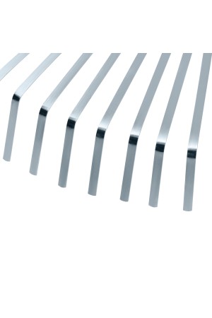 Грабли веерные стальные, 300 - 480 мм, 22 плоских зуба, оцинкованные,раздвижные, без черенка, Palisad