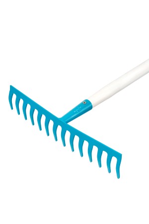 Грабли стальные, 360х1250 мм, 14 прямых зубьев, деревянный лакированный черенок, LUXE Palisad