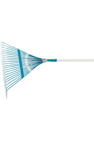 Грабли веерные стальные, 550 х 1550 мм, 22 плоских зуба, лакированный черенок, Luxe, Palisad