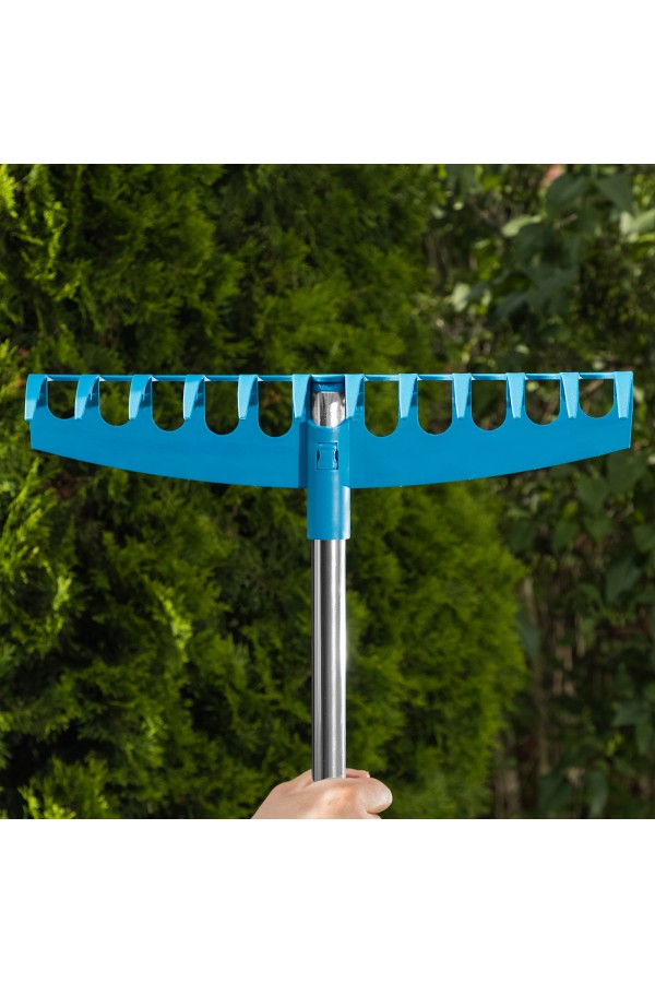 Алюминиевый черенок, 1580 мм, с фиксатором, для граблей 61793, 61732, 61733, Luxe, Palisad