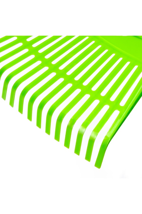 Грабли веерные пластиковые, 495 х 1680 мм, 23 плоских зуба, алюминиевый черенок, Palisad