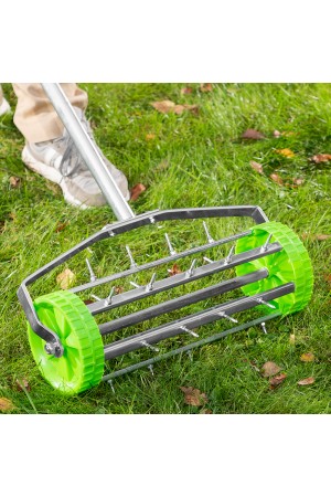 Аэратор газонный, 440 х 1400 мм, стальной черенок, Palisad