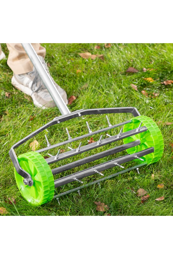 Аэратор газонный, 440 х 1400 мм, стальной черенок, Palisad