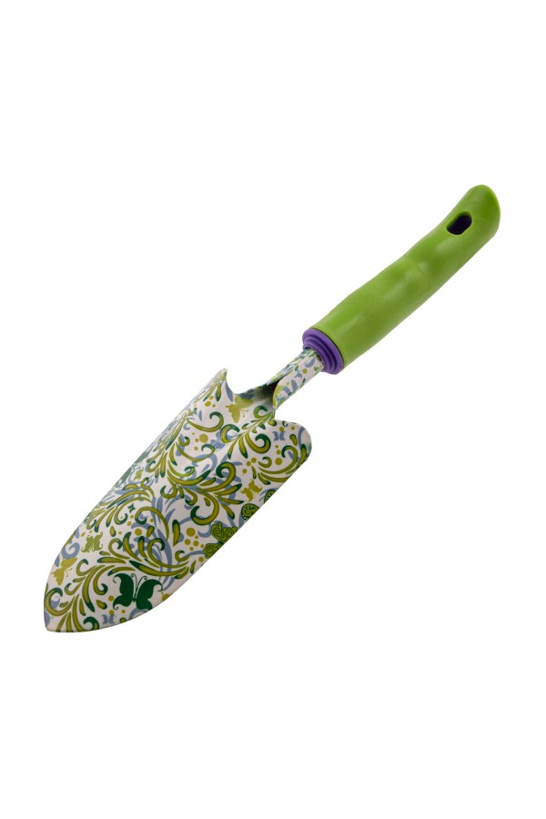 Совок посадочный широкий, 80 х 330 мм, стальной, пластиковая рукоятка, Flower Green, Palisad