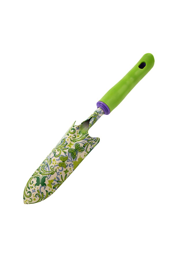 Совок посадочный узкий, 55 х 330 мм, стальной, пластиковая рукоятка, Flower Green, Palisad