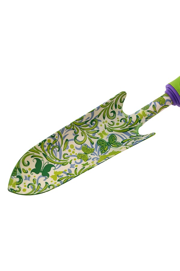 Совок посадочный узкий, 55 х 330 мм, стальной, пластиковая рукоятка, Flower Green, Palisad