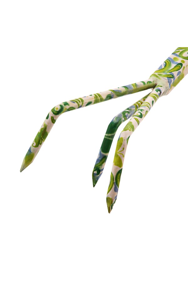 Рыхлитель 3 - зубый, 60 х 415 мм, стальной, пластиковая рукоятка, Flower Green, Palisad