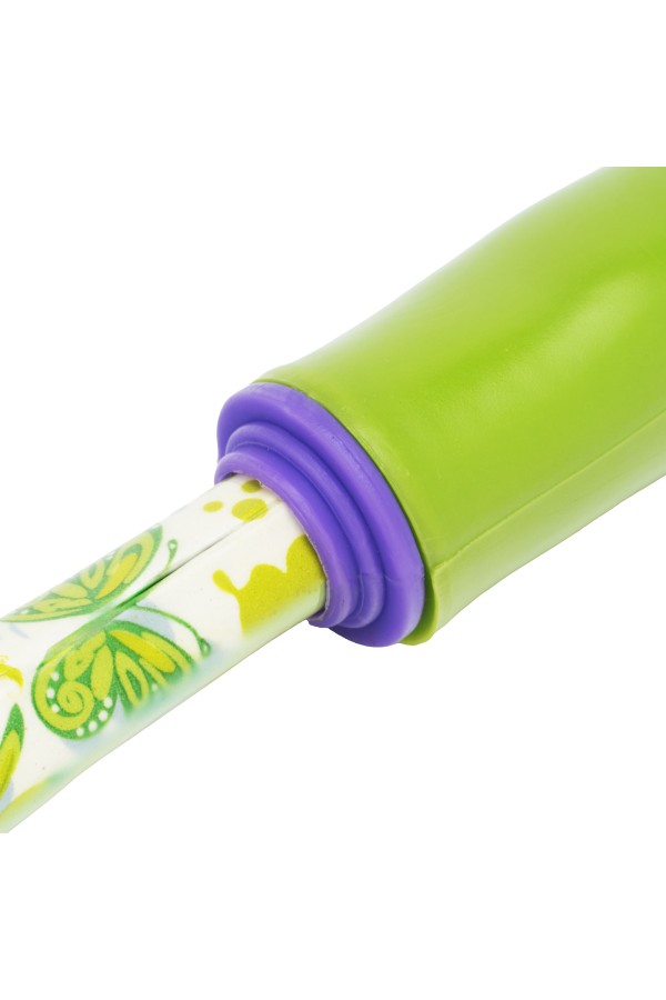 Грабли веерные 9 - зубые, 130 х 415 мм, стальные, пластиковая рукоятка, Flower Green, Palisad