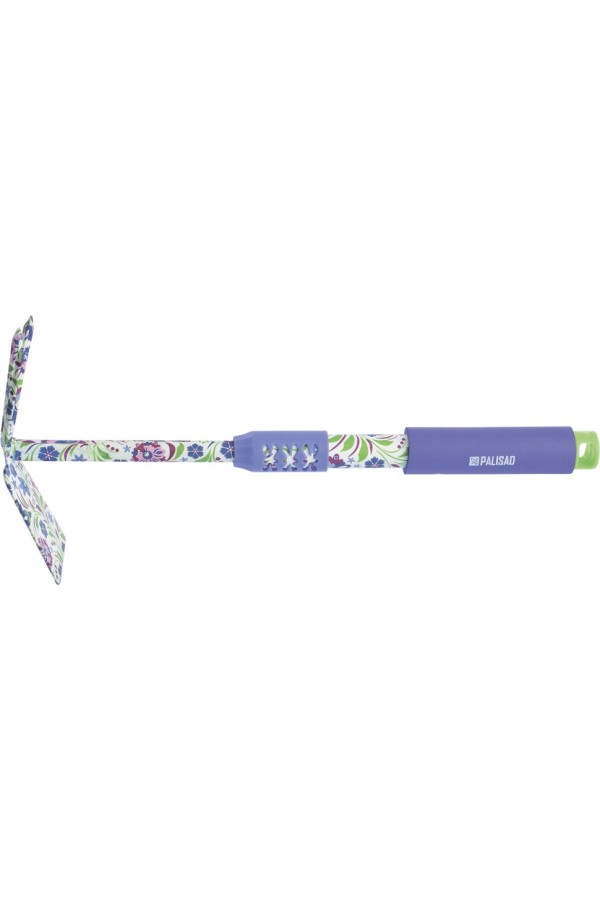 Мотыжка комбинированная, 70 х 385 мм, стальная, удлиненная рукоятка, Flower Mint, Palisad