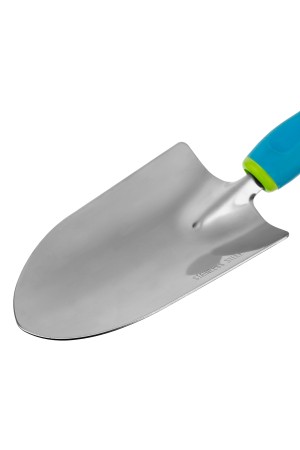 Совок посадочный широкий, 90 х 320 мм, нержавеющая сталь, двухкомпонентная рукоятка, Premium Plus, Palisad