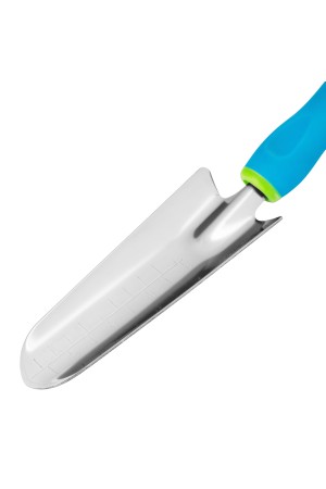 Совок посадочный узкий, 60 х 315 мм, нержавеющая сталь, двухкомпонентная рукоятка, Premium Plus, Palisad