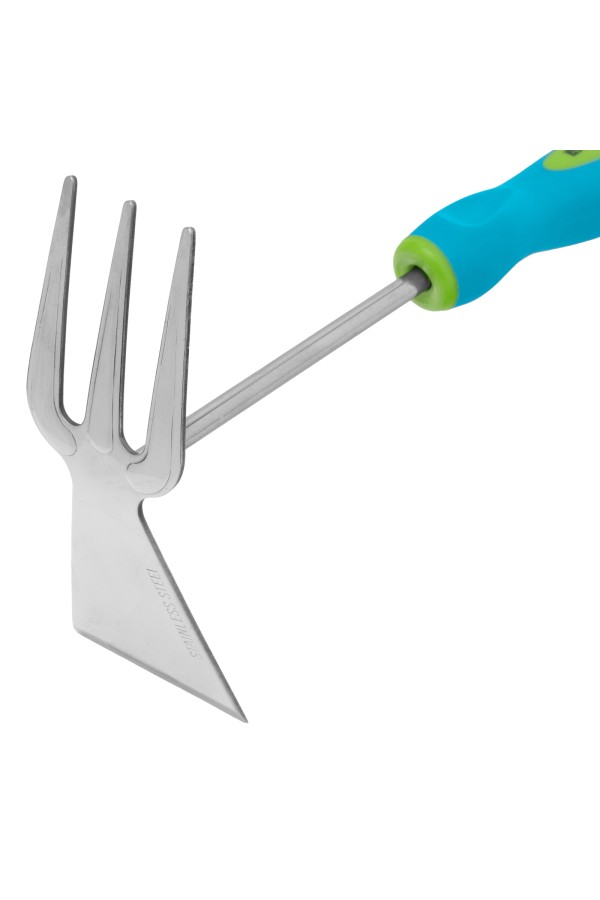 Мотыжка комбинированная, 70 х 290 мм, нержавеющая сталь, двухкомпонентная рукоятка, Premium Plus, Palisad