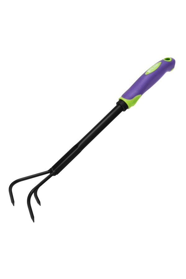 Рыхлитель 3-зубый, 60х400 мм, стальной, обрезиненная эргономичная рукоятка, LSR1, Palisad