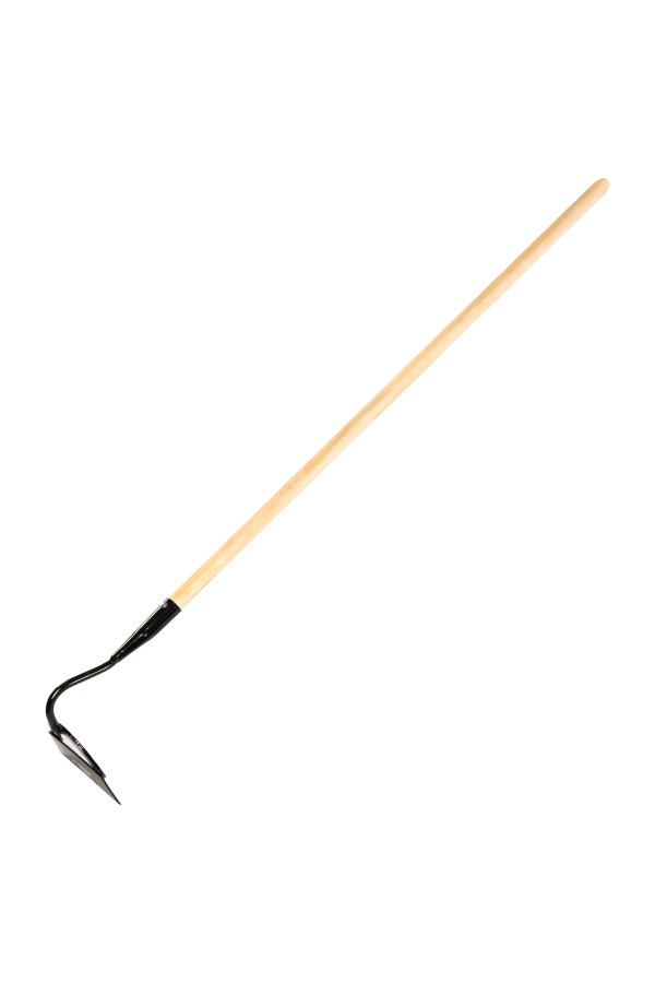 Мотыга стальная усиленная, 170 х 60 х 1430 мм, деревянный черенок, Сибртех