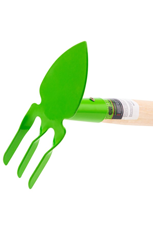 Мотыжка комбинированная, 60 х 380 мм, стальная, деревянная рукоятка, Агроном, Сибртех