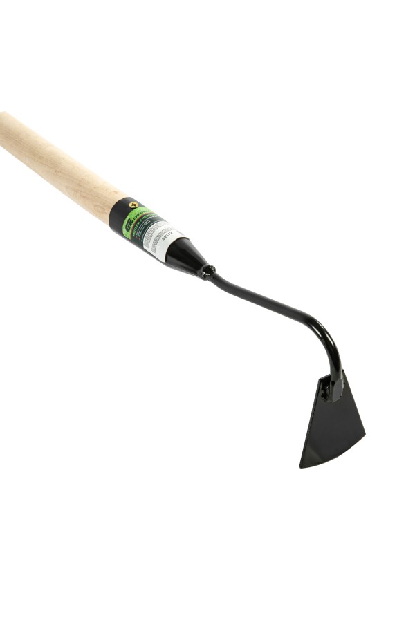 Мотыга стальная, 60 х 80 х 780 мм, узкая, деревянный черенок, Сибртех