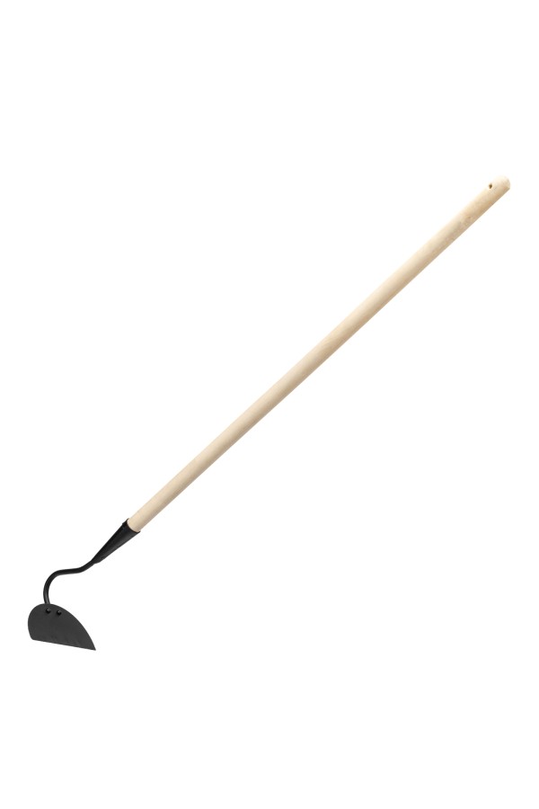 Мотыга стальная, 161х91х1185 мм, закаленная, деревянный лакированный черенок, LUXE Palisad