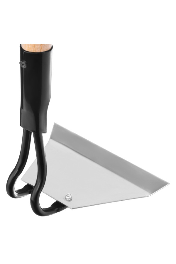 Мотыга, нержавеющая сталь, 150 х 90 х 1300 мм, деревянный черенок, Сибртех