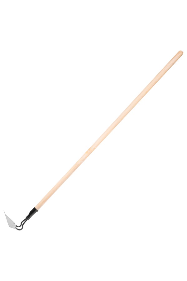 Мотыга, нержавеющая сталь, 150 х 90 х 1300 мм, деревянный черенок, Сибртех