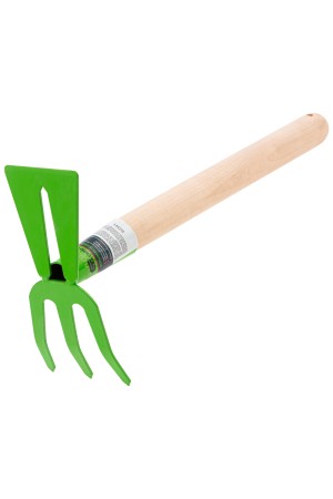 Мотыжка комбинированная, 75 х 380 мм, стальная, деревянная рукоятка, Агроном, Россия, Сибртех