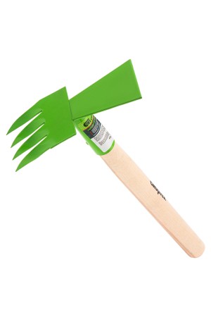 Мотыжка комбинированная, 80 х 380 мм, стальная, деревянная рукоятка, Агроном, Россия, Сибртех