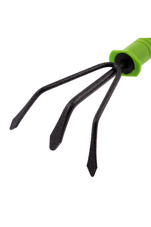 Рыхлитель 3 - зубый, 100 х 225 мм, стальной, пластиковая рукоятка, Standard, Palisad