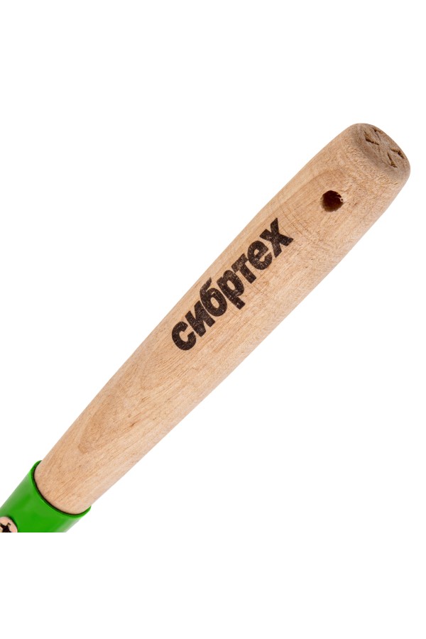 Совок посадочный узкий, 65 х 345 мм, стальной, деревянная рукоятка, Агроном, Сибртех