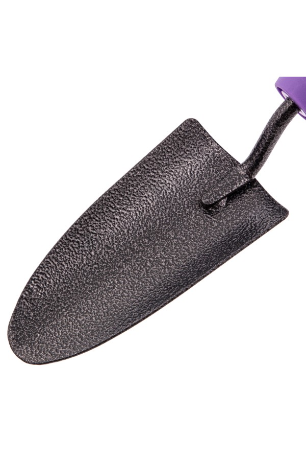 Совок посадочный узкий, 65 х 300 мм, стальной, обрезиненная эргономичная рукоятка, Era, Palisad