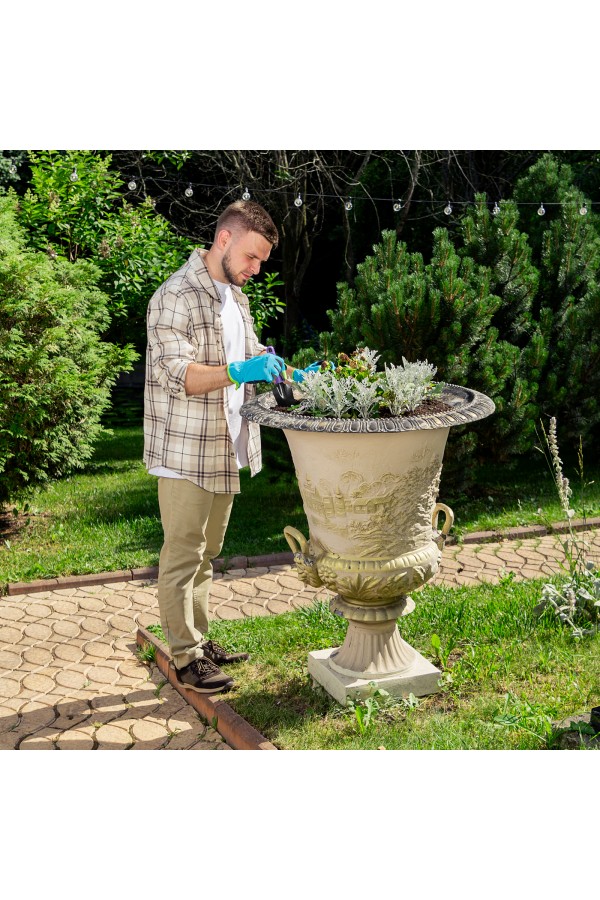 Набор садового инструмента с секатором, пластиковые рукоятки, 3 предмета, Standard, Palisad