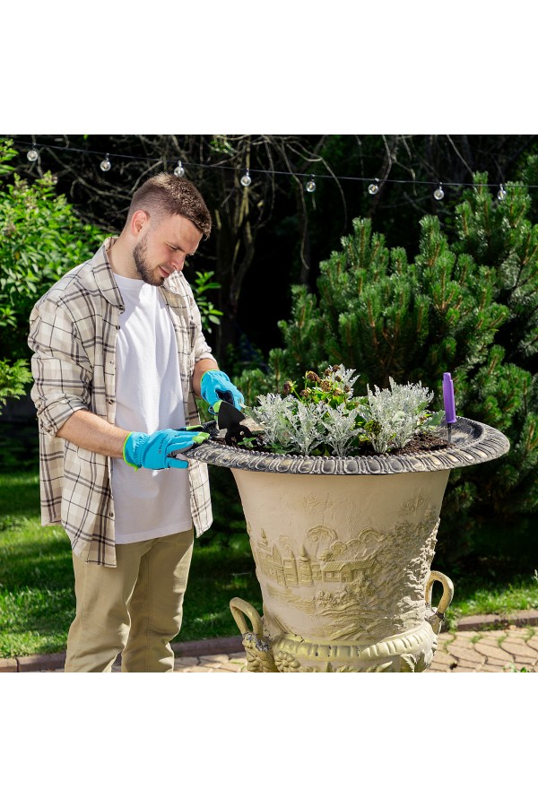 Набор садового инструмента с секатором, пластиковые рукоятки, 3 предмета, Standard, Palisad