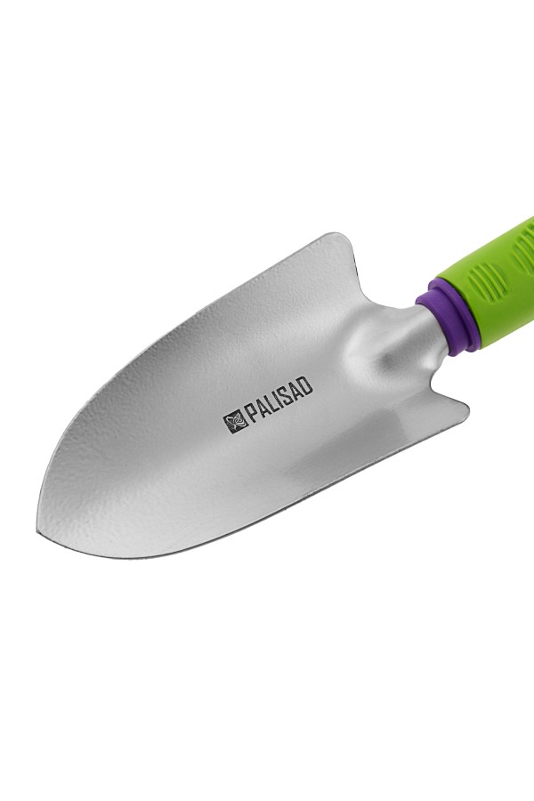 Совок посадочный широкий, 85 х 300 мм, стальной, пластиковая рукоятка, Connect, Palisad