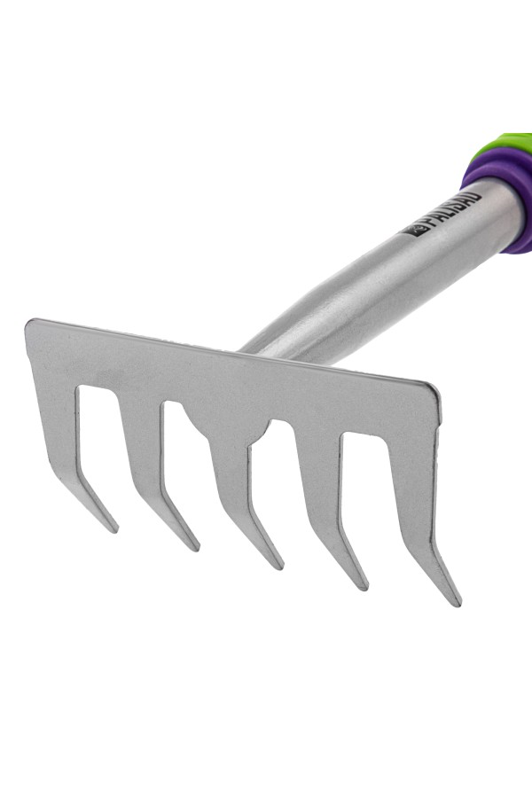 Грабли 5 - зубые, 115 х 275 мм, стальные, пластиковая рукоятка, Connect, Palisad