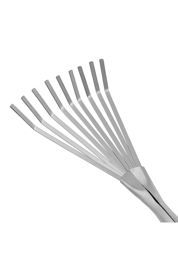 Грабли веерные 9 - зубые, 130 х 420 мм, стальные, пластиковая рукоятка, Connect, Palisad