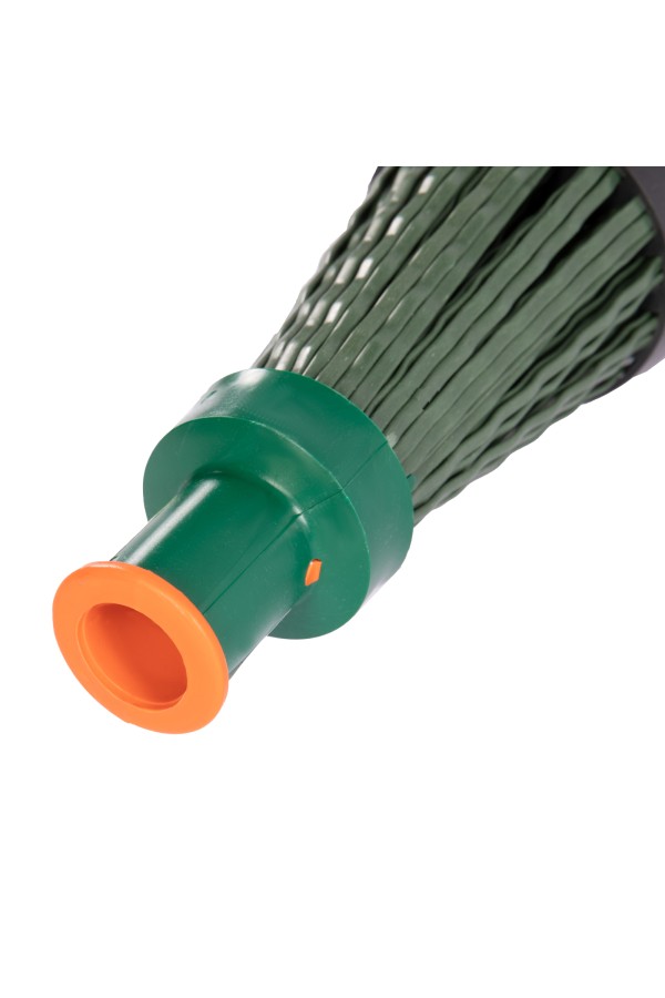 Метла полипропиленовая, 140 х 310 мм, круглая, с фиксирующим ободом, без черенка, Сибртех