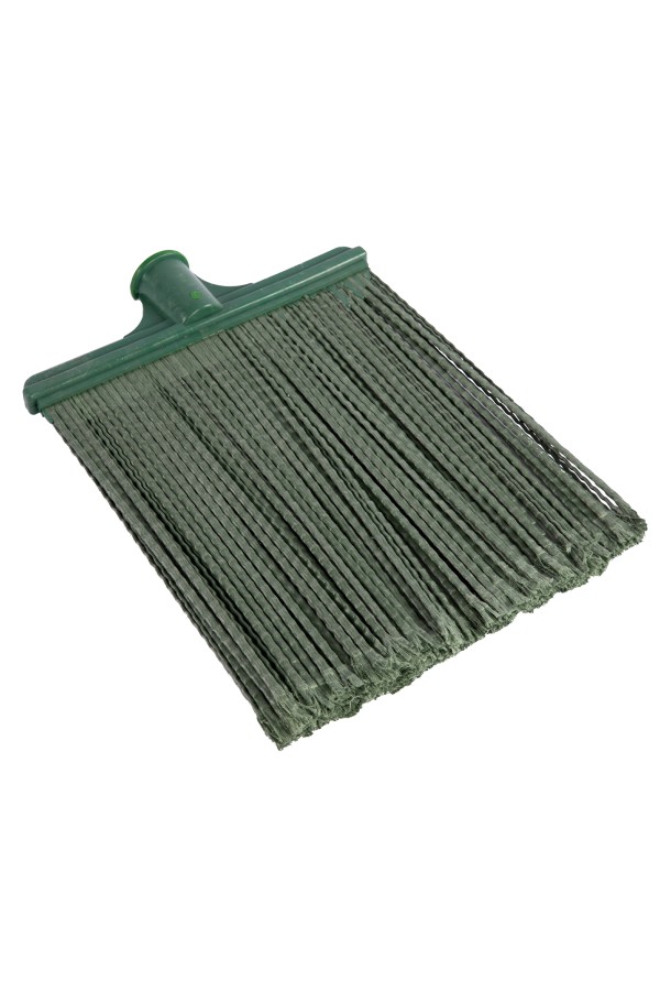 Метла полипропиленовая, 270 х 260 мм, плоская распушенная, без черенка, Сибртех