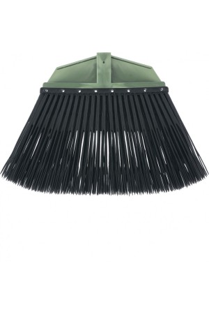 Метла полипропиленовая, 400 х 175 мм, веерная распушенная, без черенка, Россия, Сибртех
