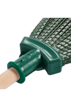 Метла полипропиленовая, 295 х 255 х 1490 мм, веерная, деревянный черенок, Россия, Сибртех