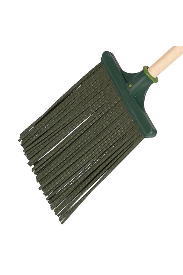 Метла полипропиленовая, 230 х 250 х 1490 мм, плоская, деревянный черенок, Сибртех